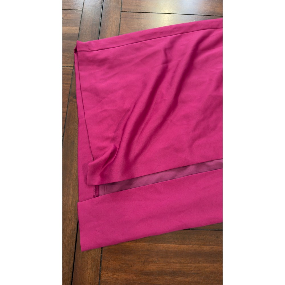 Adrianna Papell Women's Satin Crepe Dress Evening Gown Wild Magenta SZ 6 NEW NWT - Picture 16 of 16